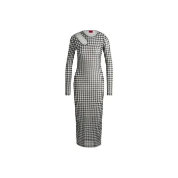 HUGO BOSS Long Sleeved Dress Women's Black