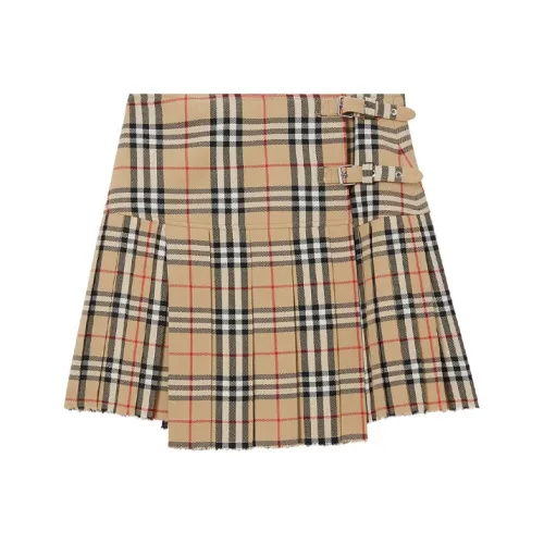 Burberry Women'ss Wool Kilt Skirt Vintage Check