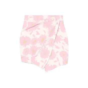 Jacquemus La Jupe Bagnu 'Jacquard Pink Flowers'