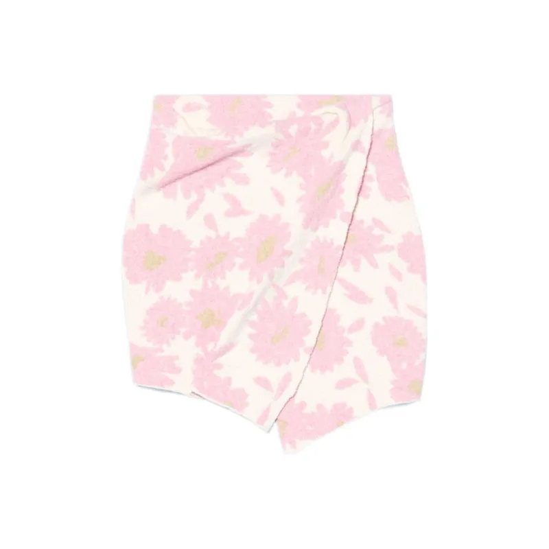 Jacquemus La Jupe Bagnu 'Jacquard Pink Flowers'-0