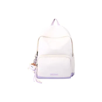 GEERDUN Nylon Backpack Regular Unisex Black, Violet, Khaki, Chocolate, Army Green