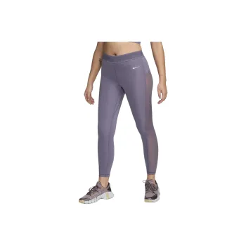 Nike Pro Women's Mid-Rise 7/8 Mesh-Paneled Leggings