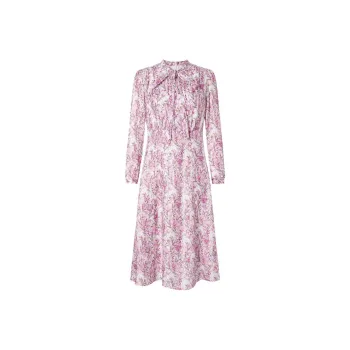 JZ. ANNAKRO Long Sleeved Dress Women's Blossom Pink Red