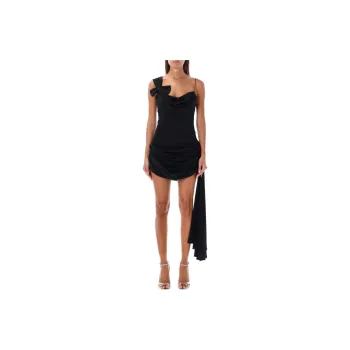 Alessandra Rich Slip Dresses Women's Black