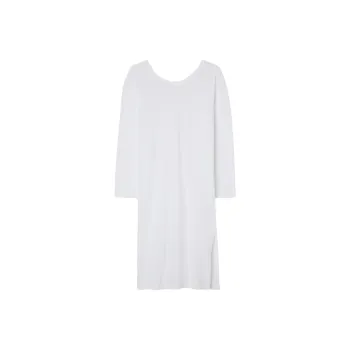 AMERICAN VINTAGE A.M FW24 ROBE FEMME VUPAVILLE Long-Sleeved Dresses Women's White
