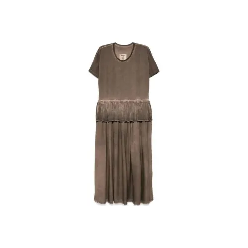 UMA WANG Ruffle detailed Midi Dress