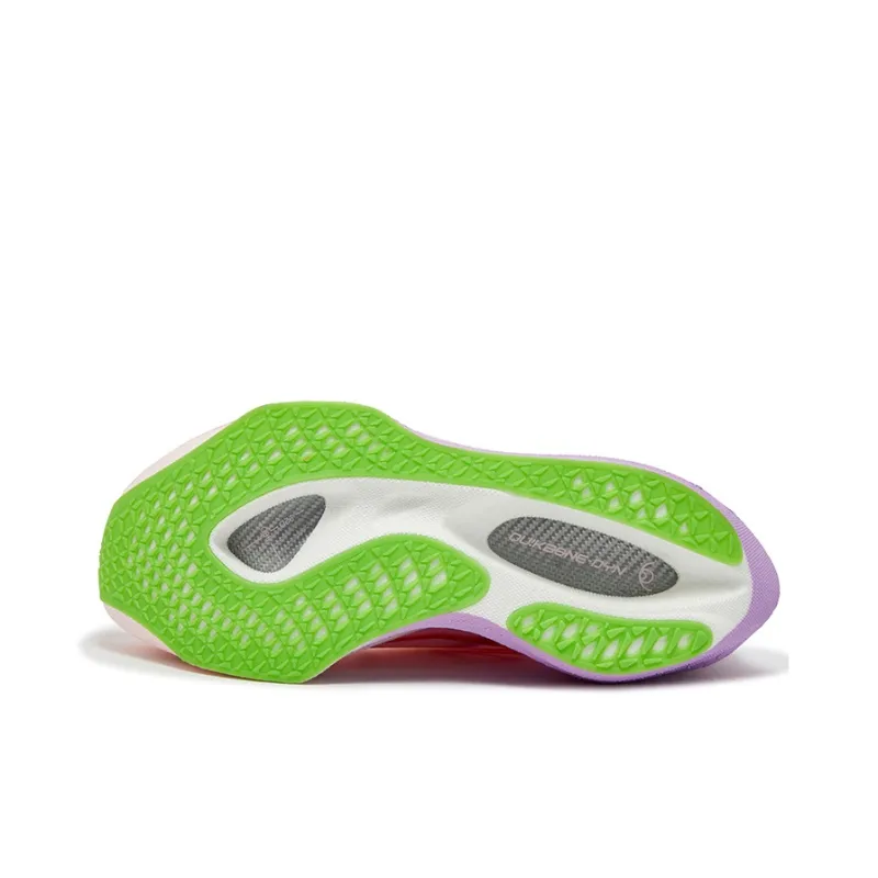 361° Flame 4 Running Shoes Unisex Low Top Heart Pink, Fluorescent Passionate Coral Pink-4