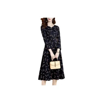 CYANINE SEA Long-Sleeved Dresses Women's Multicolor