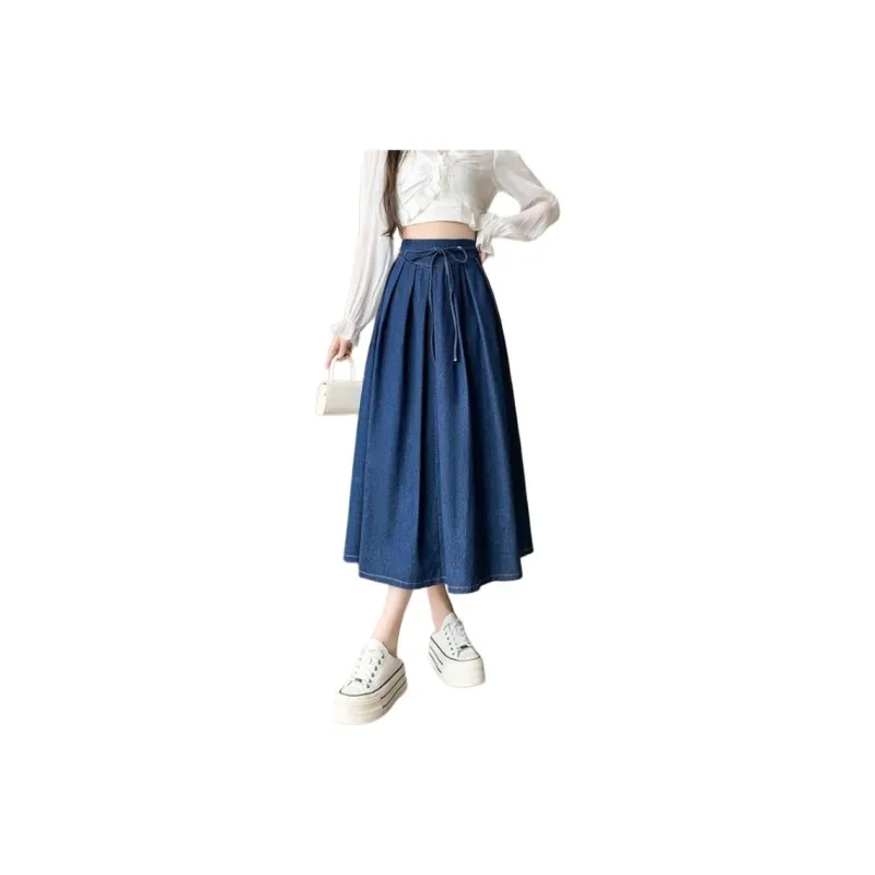 Concubine Zhu Denim Long Skirt Women's-0