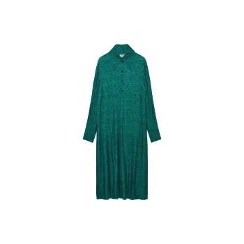 COS Long-Sleeved Dresses Women's Green
