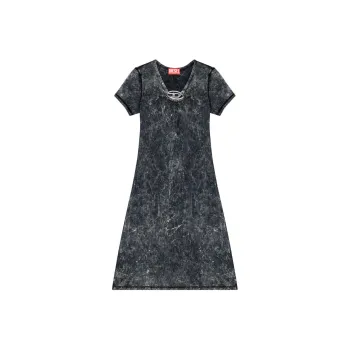 DIESEL D Crespe A line Denim Dress