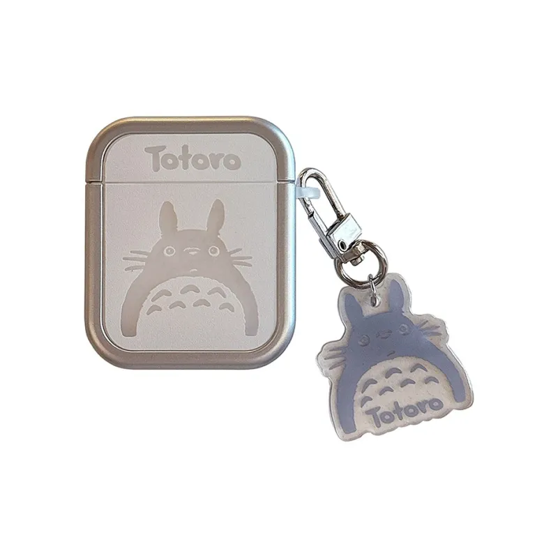 Baohuguang Compatibility Apple AirPods 2/3/4/Pro 2 TPU Fashion Minimalist Style Totoro Headphone Cases-2