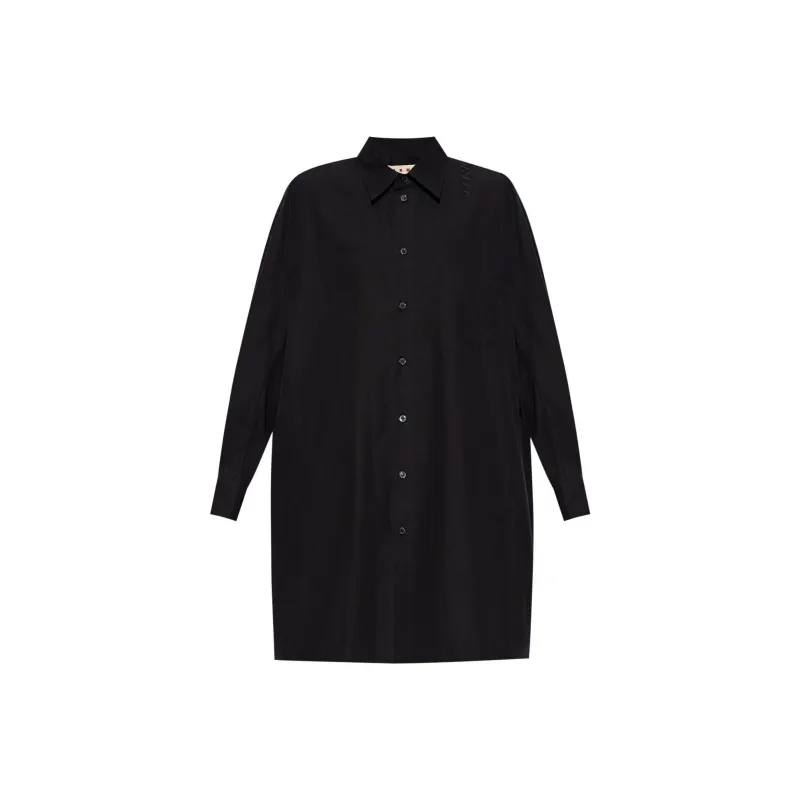 MARNI Long Sleeved Shirt Dress-0