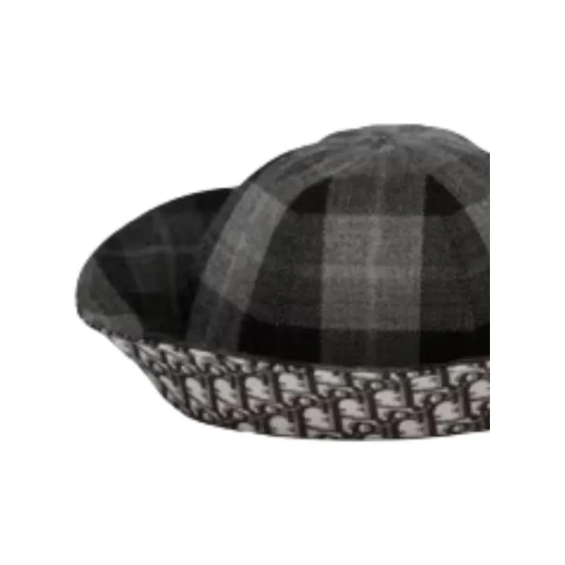 DIOR D Tulipe Large Brim Reversible Hat-2