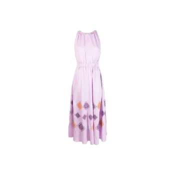 Sandro Sleeveless Dresses Women's Gray Purple