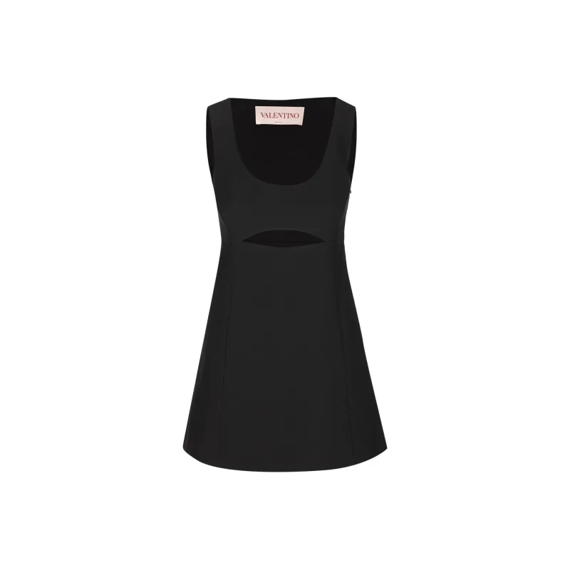 Valentino SS24 Sleeveless Dress Women's Black-0