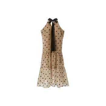 Udon House Sleeveless Dress Women's Coffee