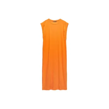 ZARA Sleeveless Dress Women's Orange