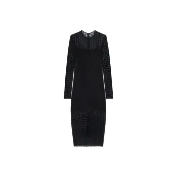 Givenchy Monogrammed Crew Neck Dress