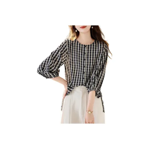 Mu Xiao Xin Shirts Women's Black