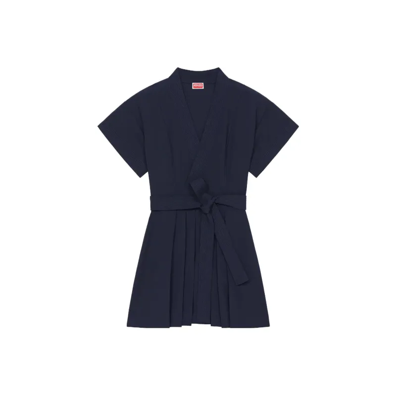 KENZO Kimono Flared Cut Mini Dress-0
