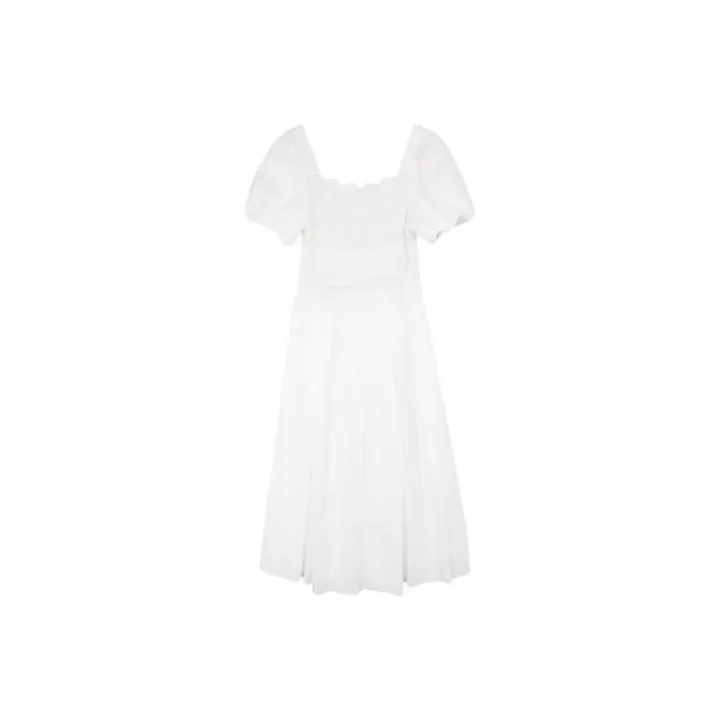 3COLOUR Short-Sleeved Dresses Women's White-0
