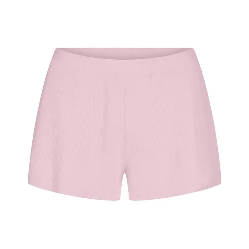 SKIMS WAFFLE SHORT Casual Shorts Women's CHERRY BLOSSOM/Cherry Blossom Pink-0