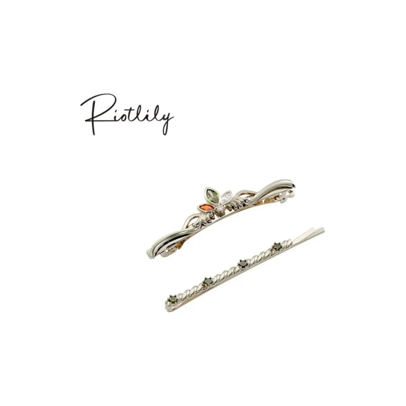 RiotLILY Vintage Princess Refined Noble Alloy Hair Clips Women's-2