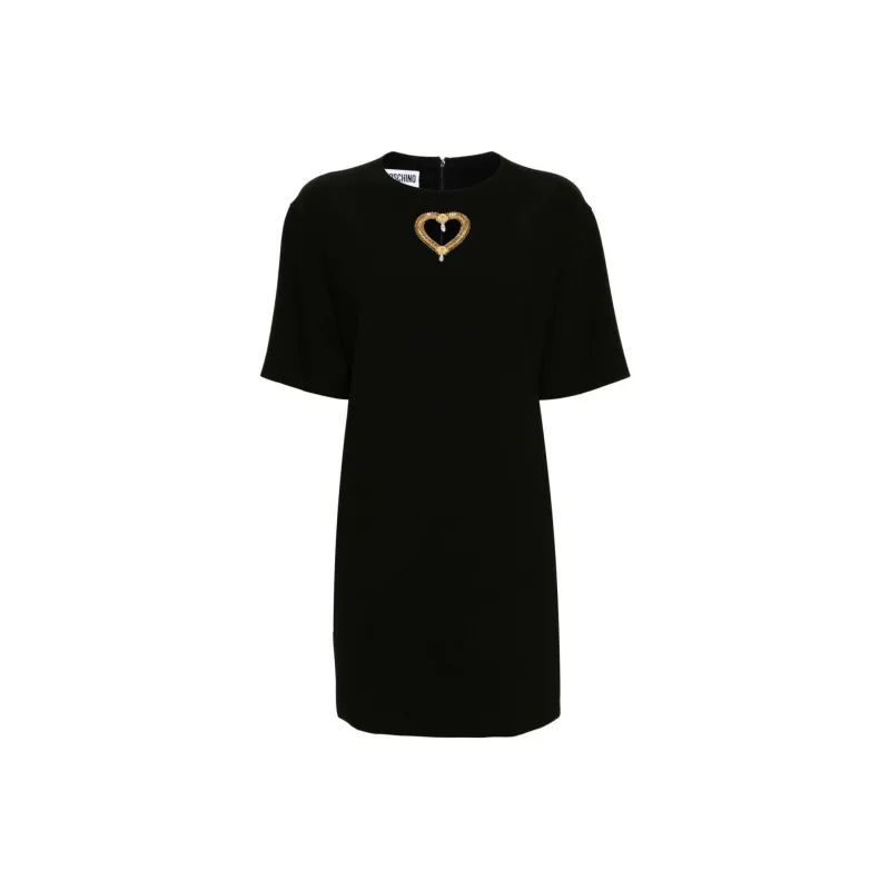 MOSCHINO Heart Cut Out Mini Dress-0