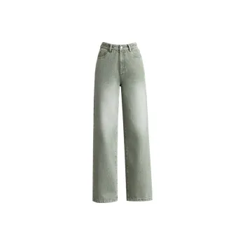You cow me pants Jeans Women's Sprout Green Color