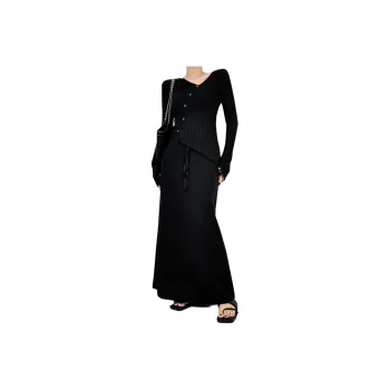 DOUBLE Z SHOP Knit Long Skirt Women's