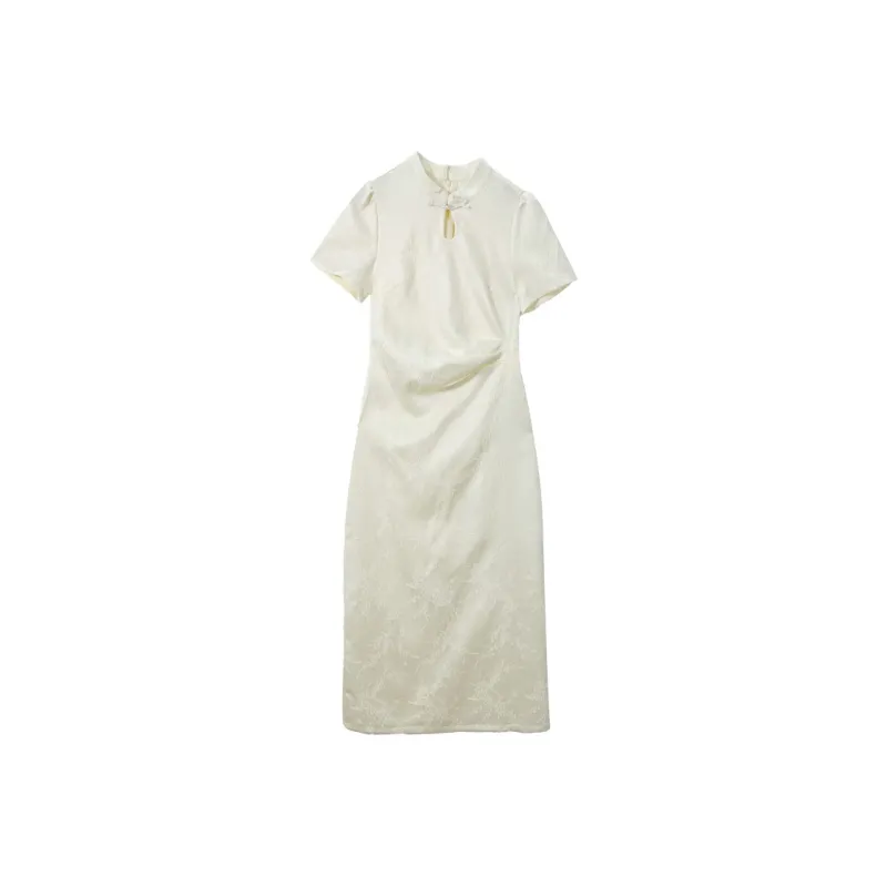 CZMO Short Sleeved Dresses Women's White-0