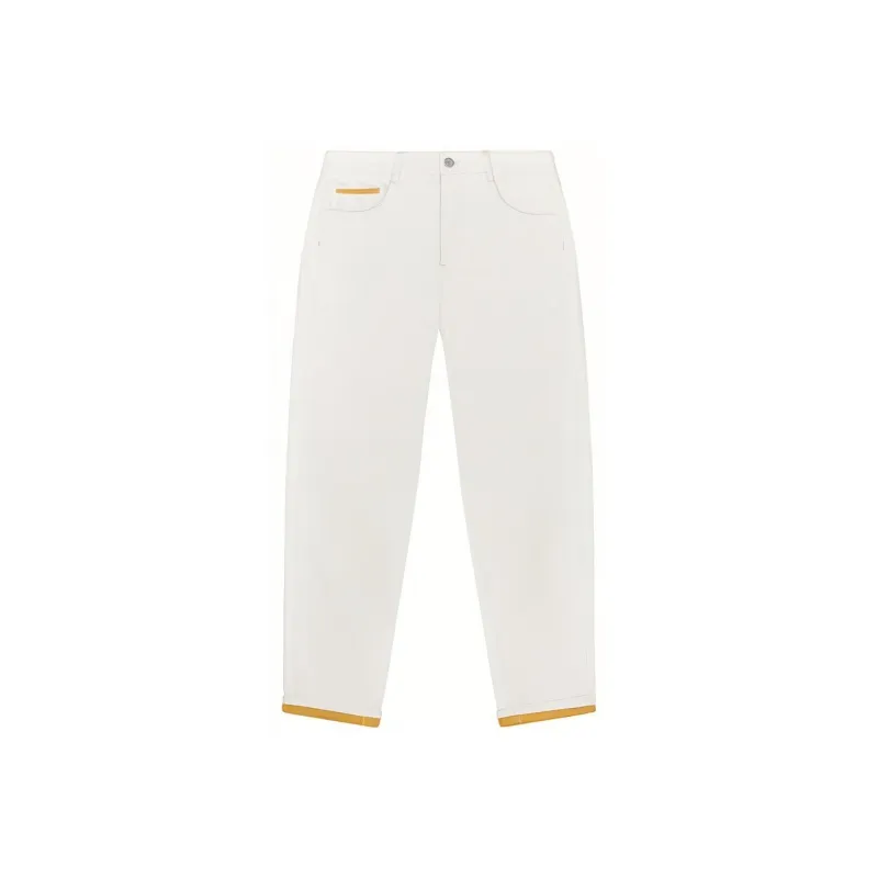 XII BASKET Jeans Women's Ecru-0