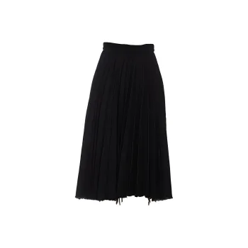 Balenciaga Casual Long Skirts Women's Black