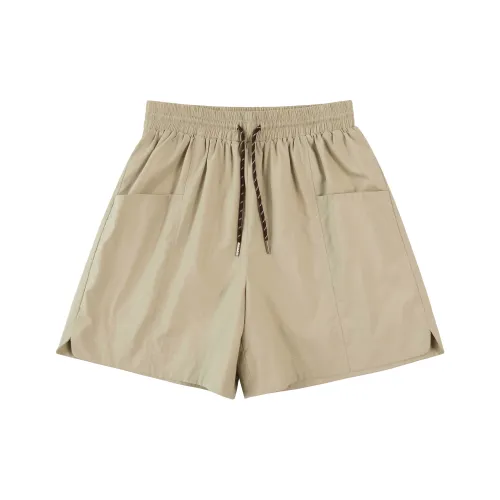 Boutique By Babymoon Casual Shorts Women's Light Apricot Gray