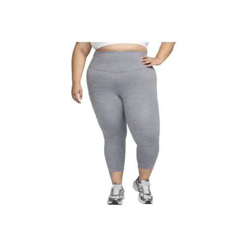Nike One Women's High-Waisted Crop Leggings Plus Size
