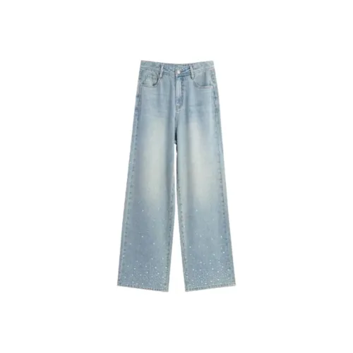 Love To Serve SS24 Jeans Women's Light Blue