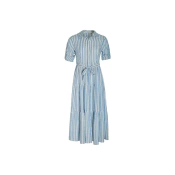 Little Pull Long-Sleeved Dresses Women's Stripes