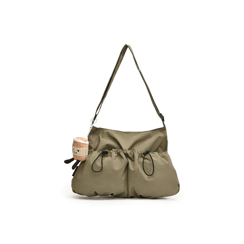 Yalu Nylon Fabric Crossbody Bag, Shoulder Bag Regular Unisex Multicolor-9