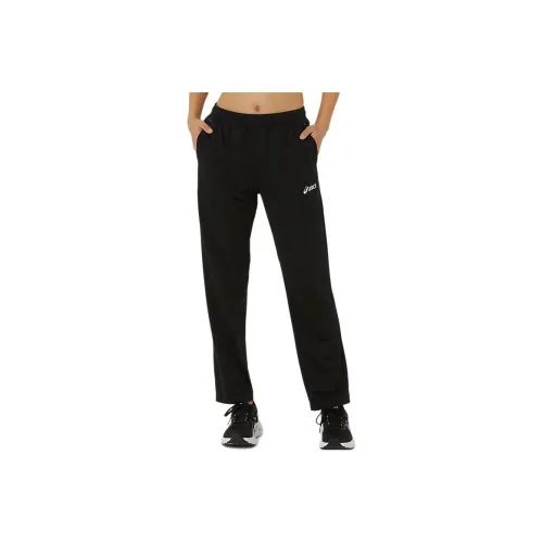 Asics UV Knitted Sports Pants Women's Performance Black