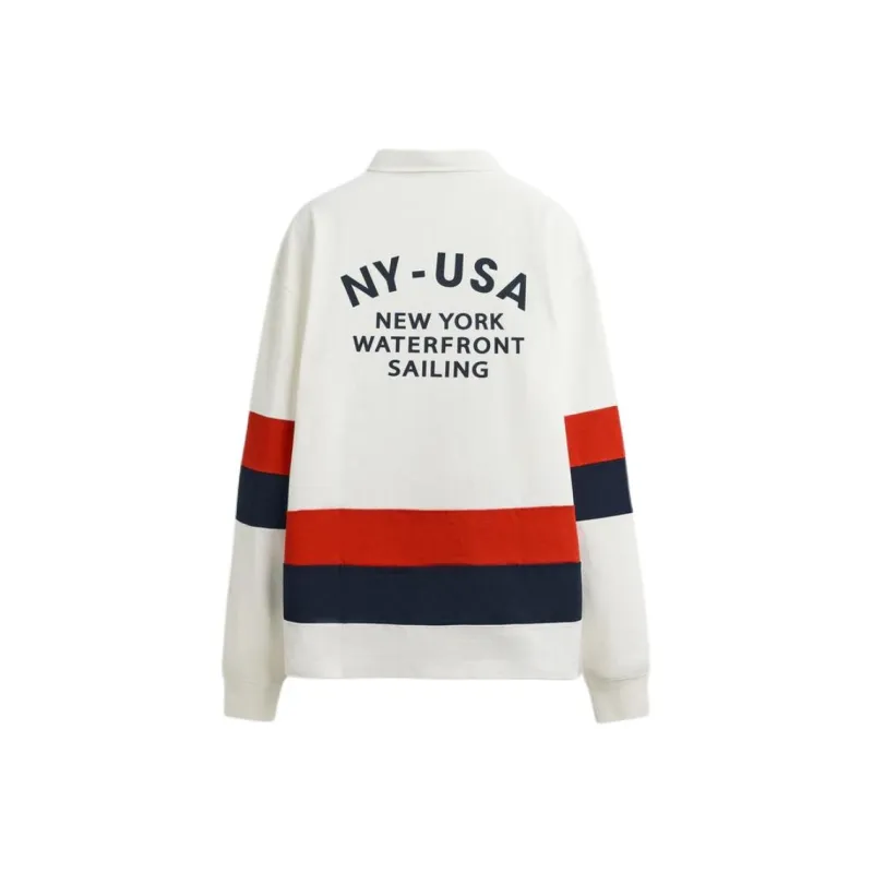 ZARA Polo Shirt Men's Frosted White-1