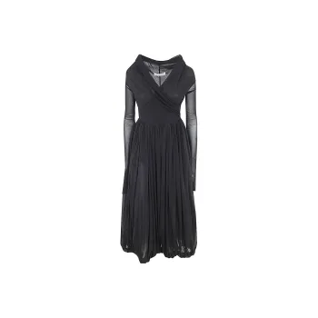 PHILOSOPHY DI LORENZO SERAFINI Long-Sleeved Dresses Women's Black