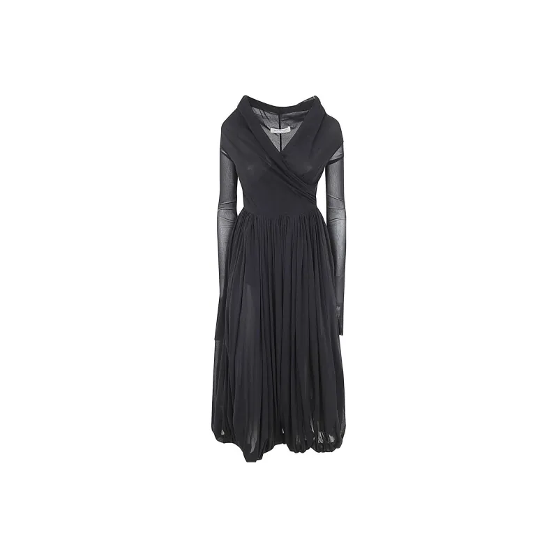 PHILOSOPHY DI LORENZO SERAFINI Long-Sleeved Dresses Women's Black-0