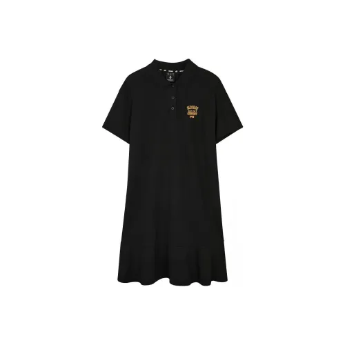Skechers Short Sleeved Dresses Women's Carbon Black