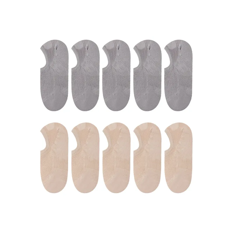 Cotton Gene No Show Socks Women's Combo Set-20