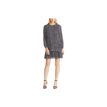 Polo Ralph Lauren Long Sleeved Dresses Women's Black