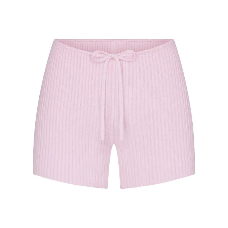 SKIMS FW24 SWEATER KNIT SHORT Casual Shorts Women's BABY PINK/Light Pink-0