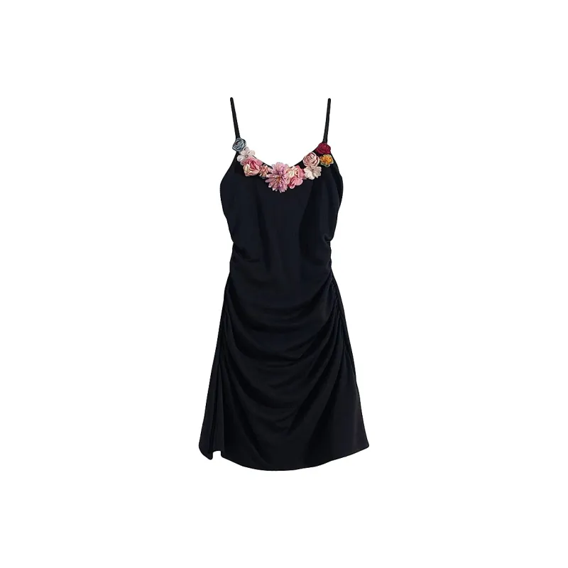 JOSR Slip Dresses Women's Black-0