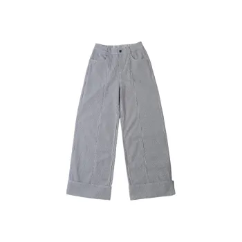 Y.Y.V Jeans Unisex Black White Stripes