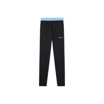 OFF WHITE Logo Detailed Elasticated Waistband Leggings